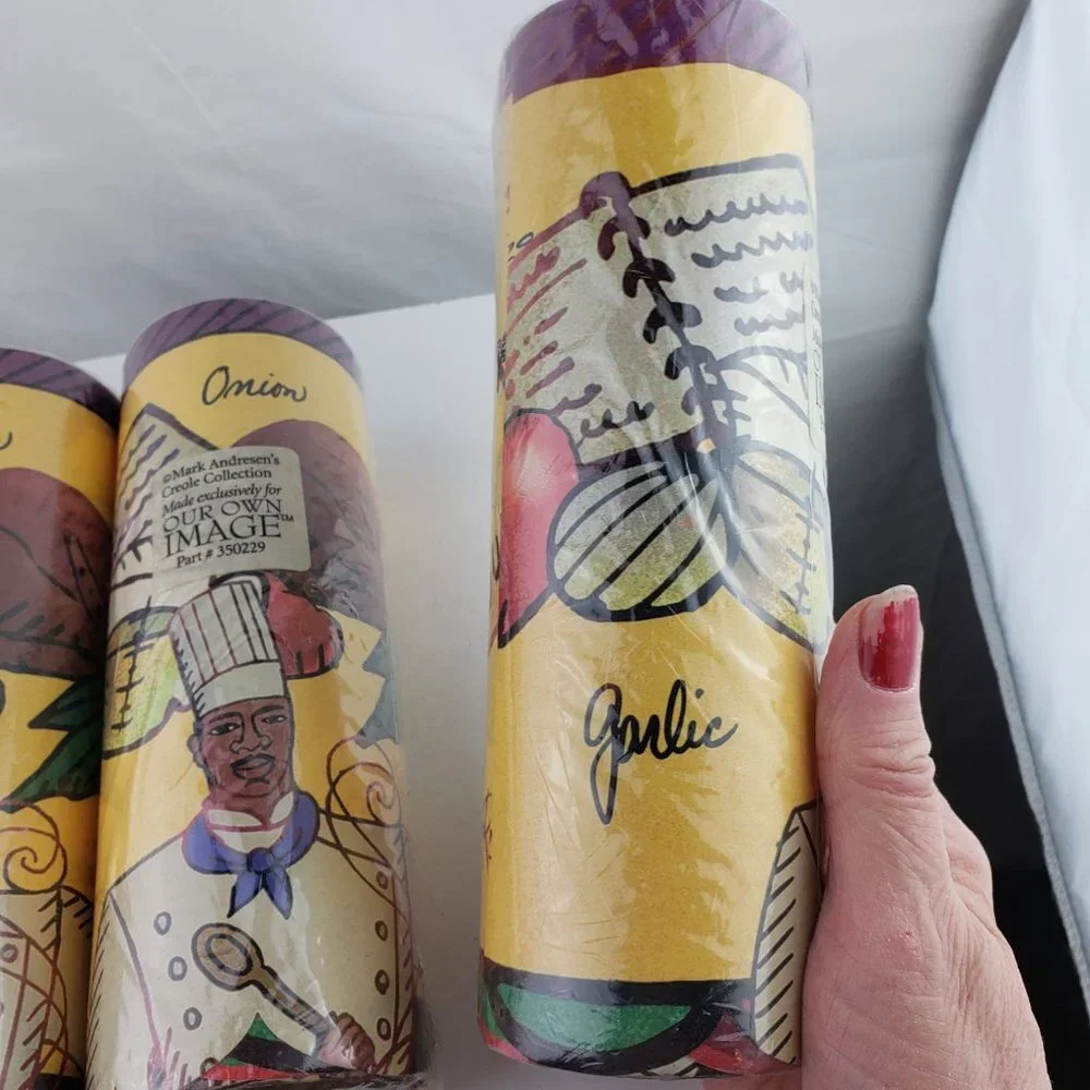 Our Own Image Mark Andresen's Creole Collection Chef Borders Set of Four NWT